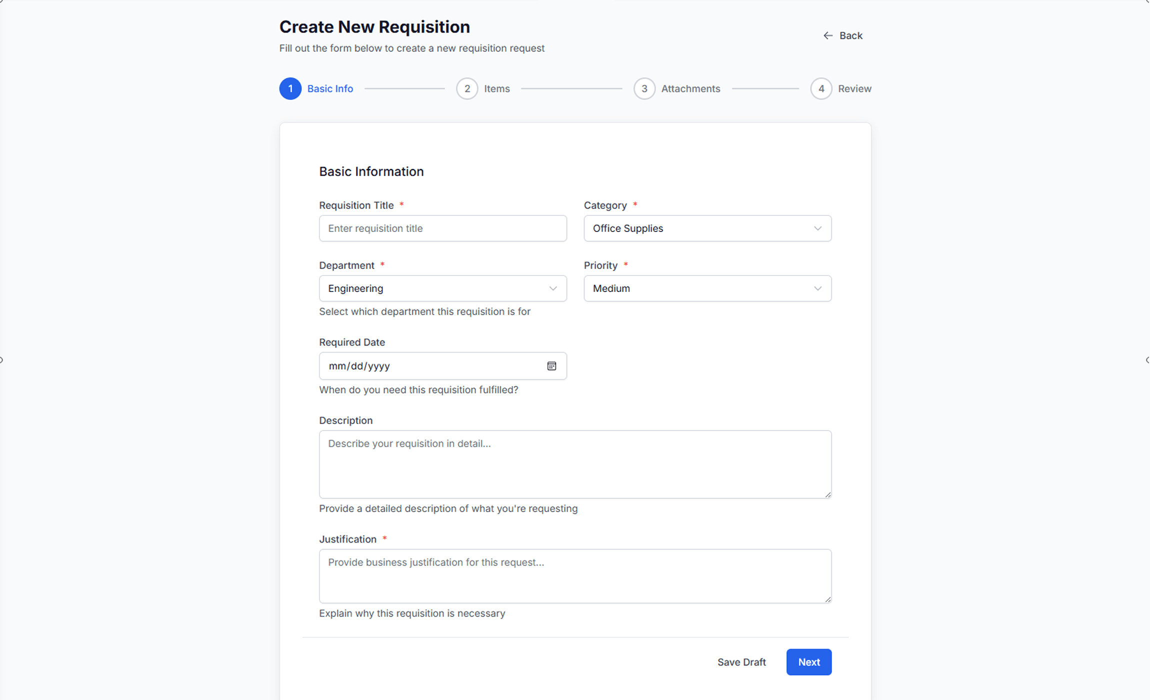 RequisitionPro - Complete Procurement Platform | PO, Vendors & Budget ...